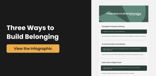 3 Ways to Build Belonging at Work