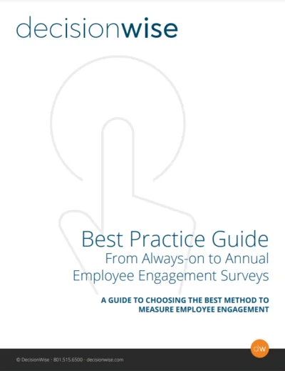 White Paper Choosing the Best Method to Measure Employee Engagement