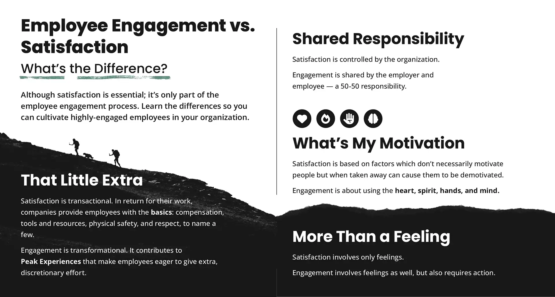 condensed – engagement vs satisfaction