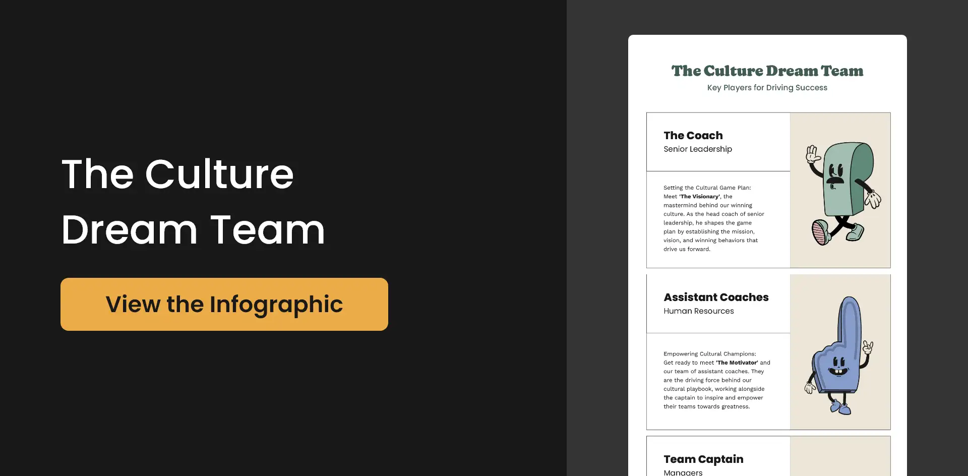 The Culture Dream Team: Key Players for Driving Organizational Success